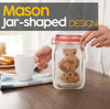 Reusable Mason Bottle Ziplock Bag (10 PCS)