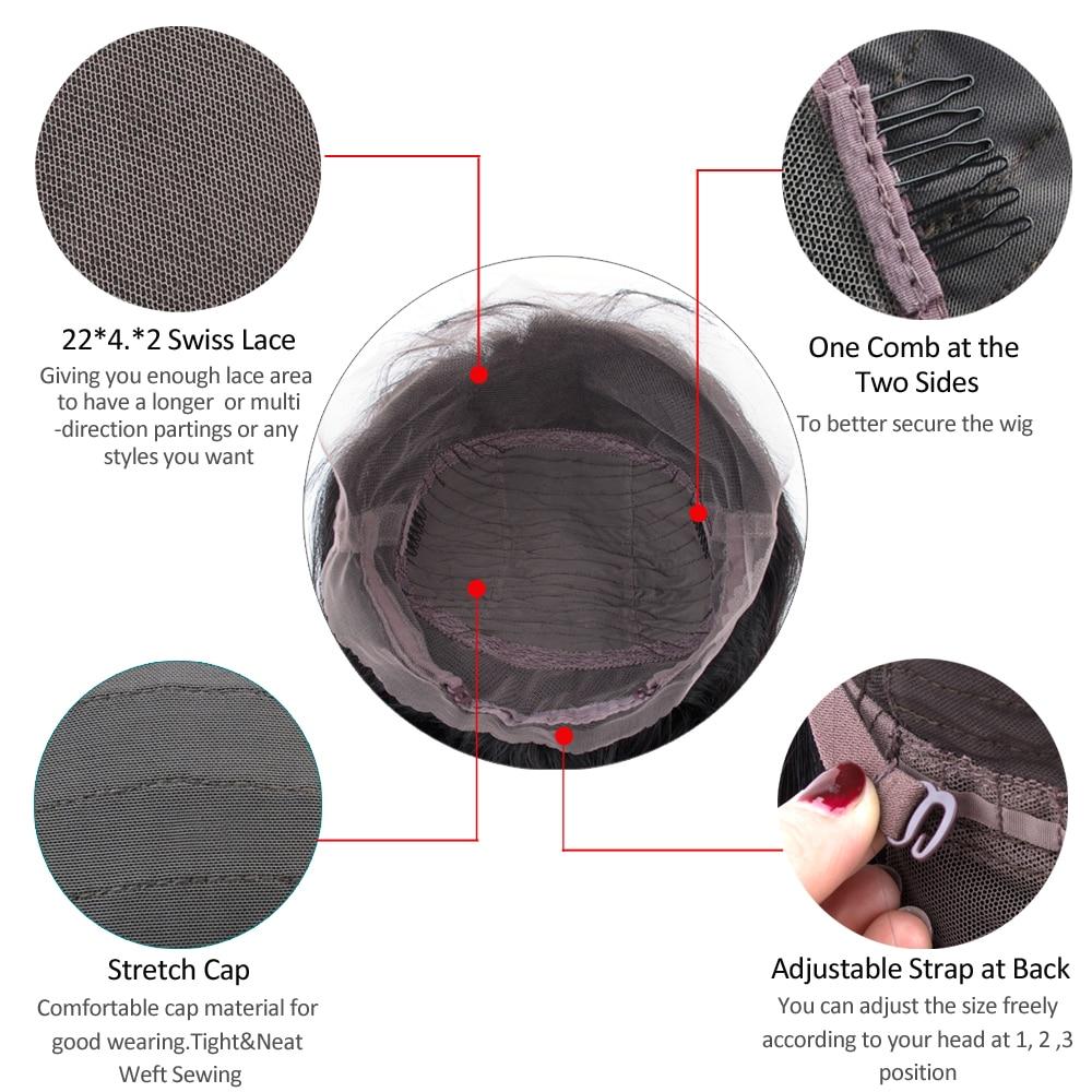 360 Lace Frontal Wig Pre Plucked Brazilian Body Wave Lace Frontal Wigs